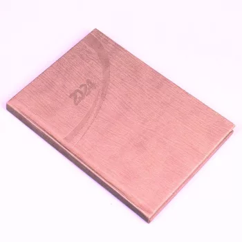   Határidőnapló Fashion A/5, heti fehér lapokkal drapp Realsystem 2024.