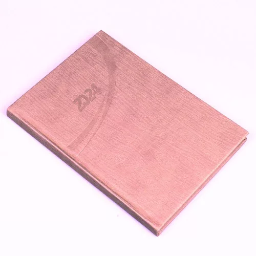 Határidőnapló Fashion A/5, heti fehér lapokkal drapp Realsystem 2024.