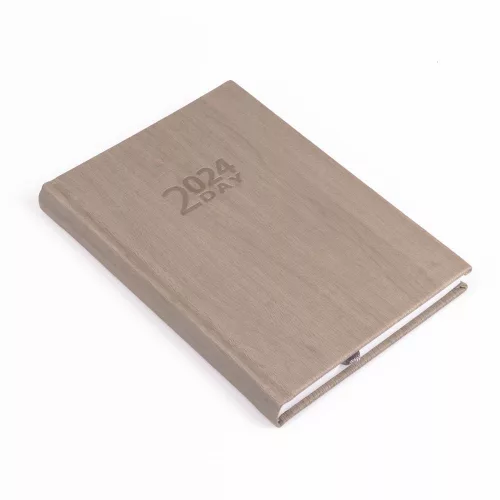 Határidőnapló 2day B/6, kétnapi drapp Realsystem 2024.