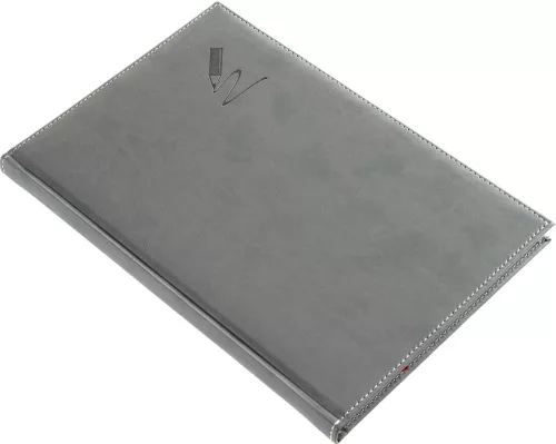 Határidőnapló Bolero B/5 napló, krémszínű lapokkal szürke Realsystem 2024.