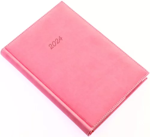 Határidőnapló Bolero P A/5, napi krémszínű lapokkal púder Realsystem 2024.