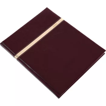   Határidőnapló Business A/4S, heti krémszínű lapokkal sötétbarna Realsystem 2024.