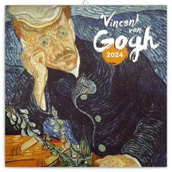   Falinaptár képes lemeznaptár 300x300mm, Vincent van Gogh Realsystem 2024.