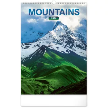 Falinaptár képes  330×460mm Mountains  Realsystem 2024.