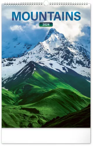 Falinaptár képes  330×460mm Mountains  Realsystem 2024.