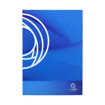   Beírókönyv A4, 96lap, keményfedeles, egyszínű, Bluering vonalas