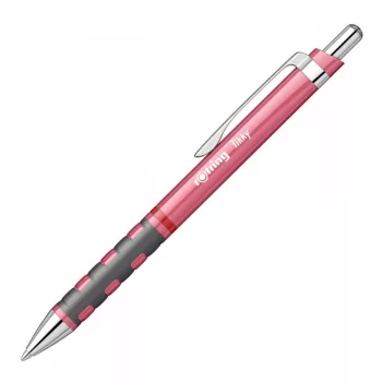   Golyóstoll tearózsa test, Rotring Tikky III, írásszín kék