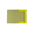 Gumis mappa A4, 400g. karton EVOffice sárga