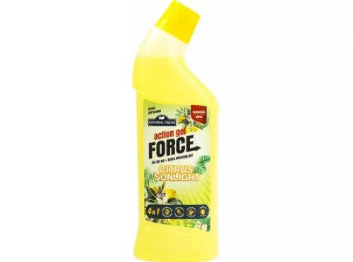 WC tisztító gél 1 liter Action Gel Force Citrus illat