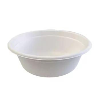   Tányér leveses 750 ml komposztálható cukornád 50 db/csomag natúr