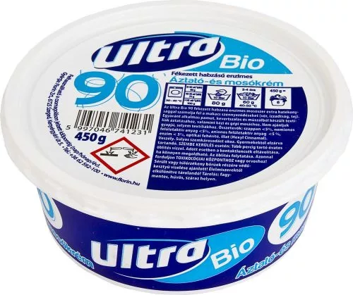 Áztató- és mosókrém 450 g Ultra Bio 90