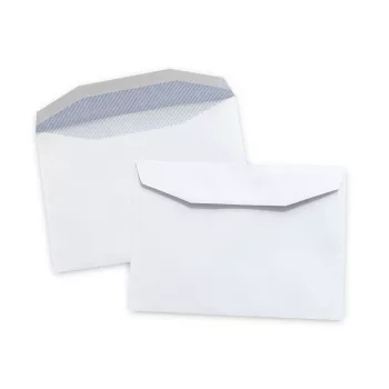   Boríték LC/5 enyvezett bélésnyomot 162x229mm Bluering® fehér