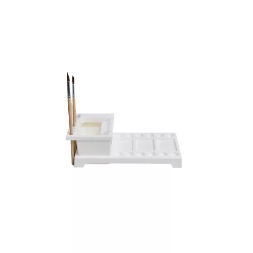 Festékkeverő paletta és ecsetmosó készlet, Nebulo