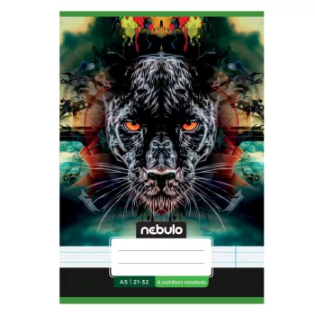   Füzet, A5, 4. osztályos vonalas, 21-32, Vagány minták, II., 16 db/csomag  Nebulo