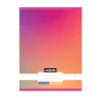 Füzet, A4, sima, 80-32, Monochrome és Gradient minták, 12 db/csomag Nebulo