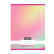 Füzet, A4, sima, 80-32, Monochrome és Gradient minták, 12 db/csomag Nebulo