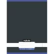 Füzet, A4, vonalas, 81-32, Monochrome és Gradient minták II., 12 db/csomag Nebulo