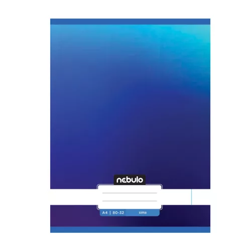 Füzet, A4, sima, 80-32, Monochrome és Gradient minták II., 12 db/csomag Nebulo