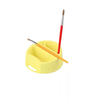 Ecsettál, kétrekeszes, ICO Süni, vegyes színek