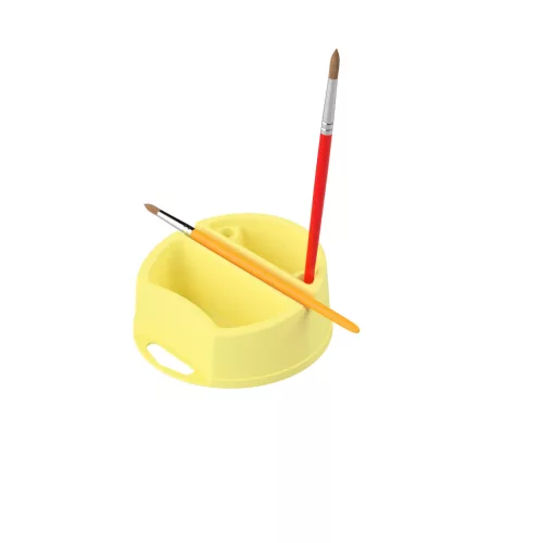 Ecsettál, kétrekeszes, ICO Süni, vegyes színek