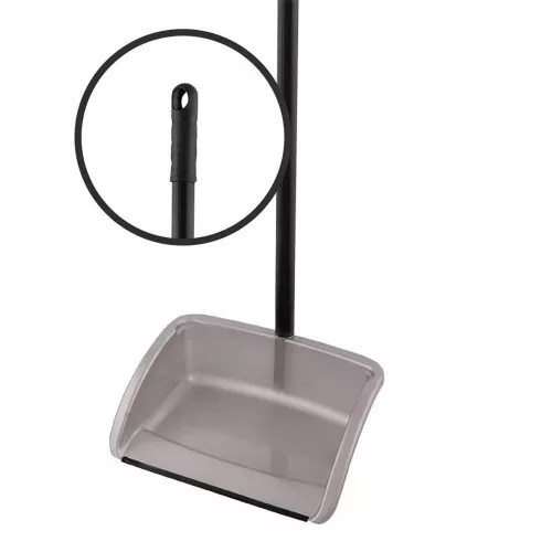 Szemetes lapát műanyag hosszú menetes nyéllel (behajtható) Bonus_B263