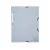 Gumis mappa karton prespán A/4 Exacompta világosszürke