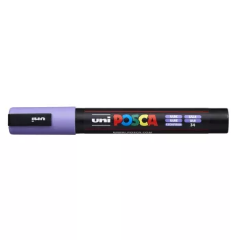 Dekormarker 1,8-2,5mm, Uni Posca PC-5M halványlila
