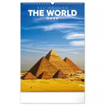   Falinaptár képes 330×460mm All Around the World Realsystem 2026.