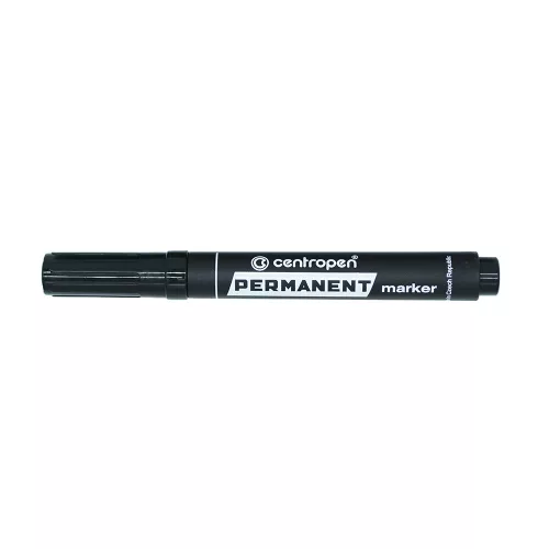 Permanent marker CENTROPEN 8576 vágott végű, 1-4,6 mm, fekete
