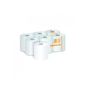   Kéztörlő 2 rétegű tekercses átmérő: 19 cm 100 % cellulóz duda nélküli 6 tekercs/karton_080613A-DN hófehér