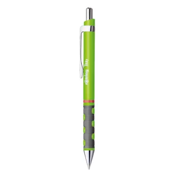   Golyóstoll neonzöld test, Rotring Tikky III, írásszín kék