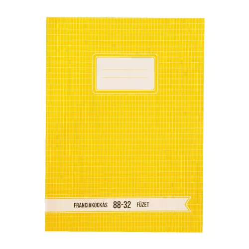 Füzet iskolai A4, 32lap, franciakockás 88-32 Lynx