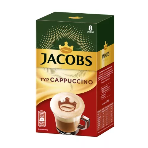 Kávé instant  Capuccino 8x14,4g Jacobs