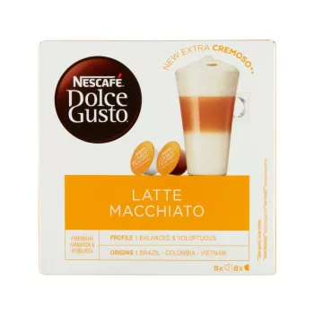   Kávékapszula, Nescafé  DOLCE GUSTO Café Latte Macchiato 16db/doboz
