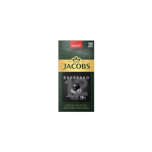 Kávékapszula, Nespresso kompatibilis Jacobs Espresso 12 Ristretto 10db/doboz