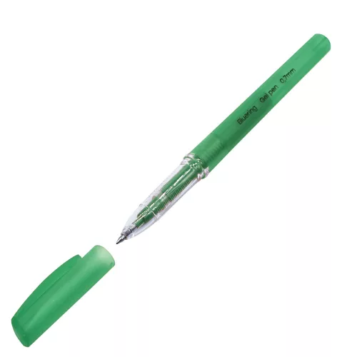 Zseléstoll kupakos gumis fogó, Bluering® Nova írásszín zöld