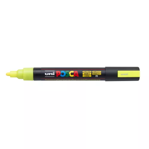 Dekormarker 1,8-2,5mm, Uni Posca PC-5M fluor sárga