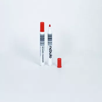 Táblamarker 2-3mm, kúpos Nebulo piros 