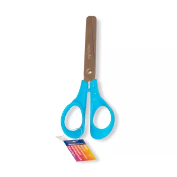   Olló 13,5cm, kerekített heggyel, ergonomikus, iskolai, Nebulo 