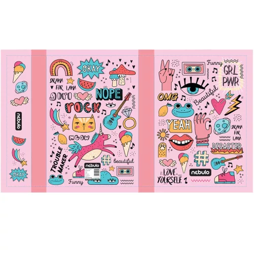Füzetbox, A4, Girl Power, Nebulo