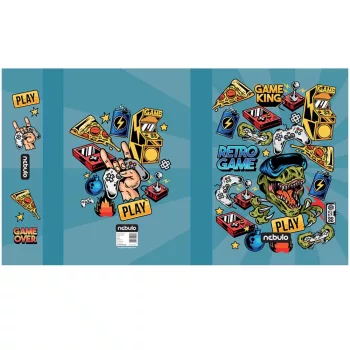 Füzetbox, A4, Gamer, Nebulo