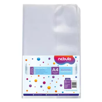 Füzetborító A4, bújtatós, PVC, 15 db/csomag,  Nebulo