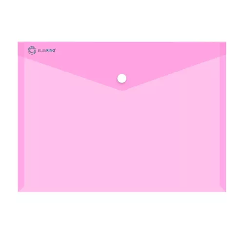 Irattartó tasak A4, PP patentos Bluering® transzparens pink