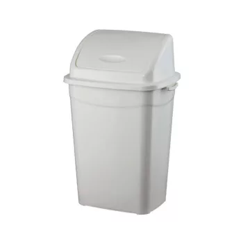   Szemetes kuka billenő fedéllel műanyag 9 literes fehér UP116