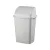 Szemetes kuka billenő fedéllel műanyag 9 literes fehér UP116