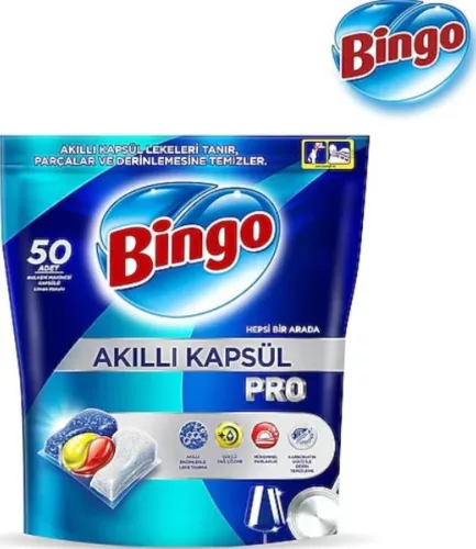 Mosogatógép tabletta 50 db/doboz Bingo