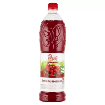 Gyümölcsszörp 1l, indiáncseresznye Pölöskei