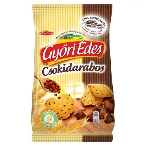 Keksz, 150 g, Győri édes csokidarabos