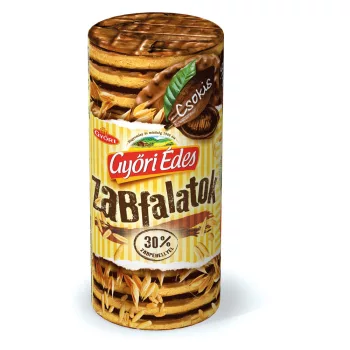 Zabfalatok, 215 g, Győri Édes, csokis