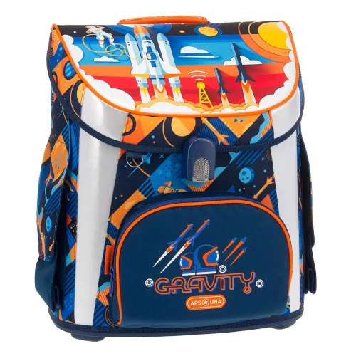 Iskolatáska ergonómiai, fiús kompakt easy mágneszáras Ars Una GRAVITY